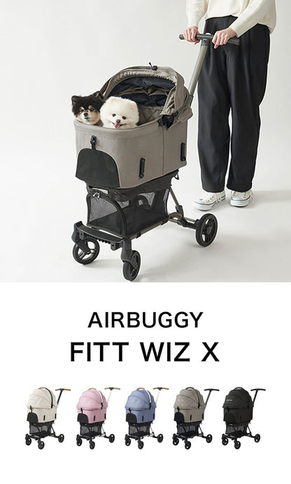 AIRBUGGY FITT WIZ X エアバギー フィット ウィズX ペットカート カート ペットキャリー キャリー ペットバギー バギー 超小型犬 小型犬 中型犬 猫 軽量 コンパクト Air Buggy for Dog