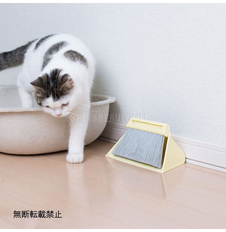 OPPO オッポ okichiri オキチリ 小型 コンパクト ほうき 箒 チリトリ トイレ 猫砂 毛 抜け毛 掃除用品 お掃除グッズ 猫用 犬用 ペット