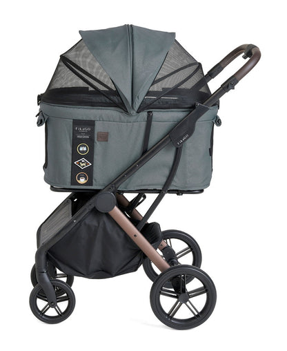 compet FikaGO フィカゴー AGILE 2 アジャイル2 ペットカート 大型 耐荷重30kg 折りたたみ 折り畳み 洗濯可 洗える コンパクト ペット用 カート キャリー バギー 犬用 猫用 コンビ コムペット