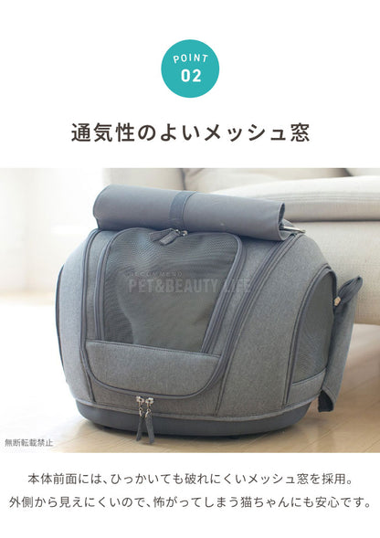 OPPO オッポ Pet Carrier muna ミュナ FL キャリーバッグ リュック カート キャリー 4way 犬用 小型犬用 布製 撥水 防水 ドライブ 通院 避難所 防災