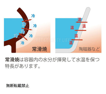 OPPO オッポ TokoBowl for Water 犬用水飲み S 125ml 食器 給水器 水飲み 水やり 陶器 こぼれにくい 常滑焼