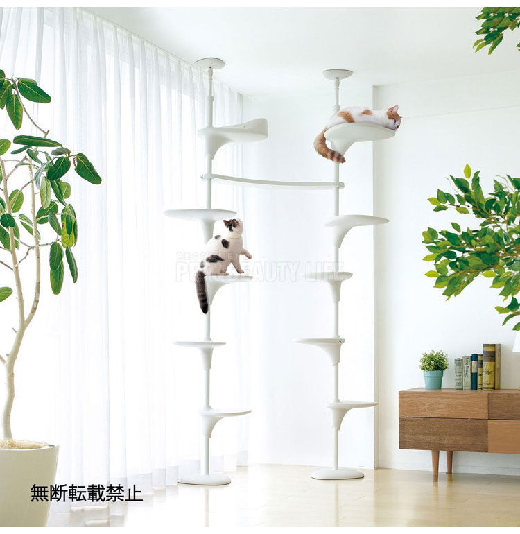 OPPO オッポ キャットフォレスト CatForest 2 キャットタワー 猫タワー スリム 突っ張り キャットツリー 多頭飼い – mimipets