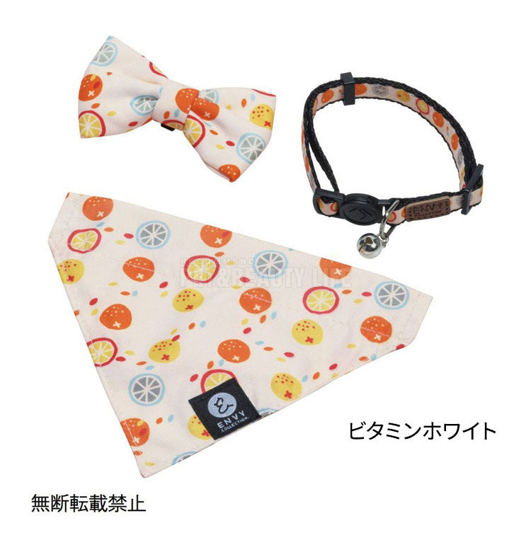 TUNAGO ツナゴ ENVY エンビ― キャットカラー 首輪 バンダナ リボン セット Cat Collar Set 猫用 ねこ用