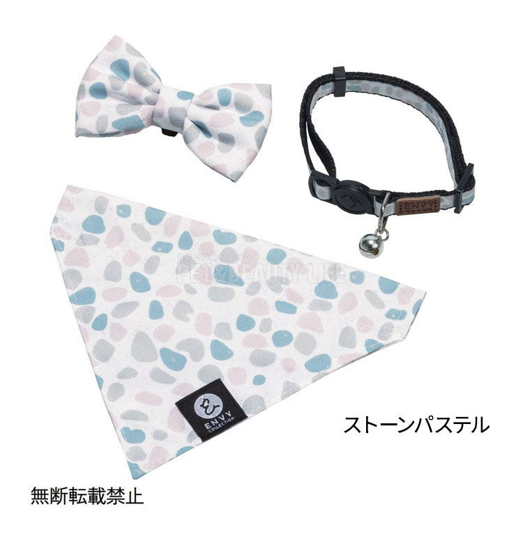 TUNAGO ツナゴ ENVY エンビ― キャットカラー 首輪 バンダナ リボン セット Cat Collar Set 猫用 ねこ用