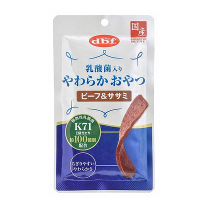 【12個セット】 デビフ 乳酸菌入りやわらかおやつビーフ&ササミ 40g 犬用 おやつ