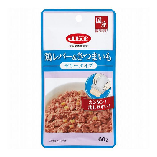 【12個セット】 デビフ 鶏レバー&さつまいも ゼリータイプ 60g 犬用 フード ドッグフード