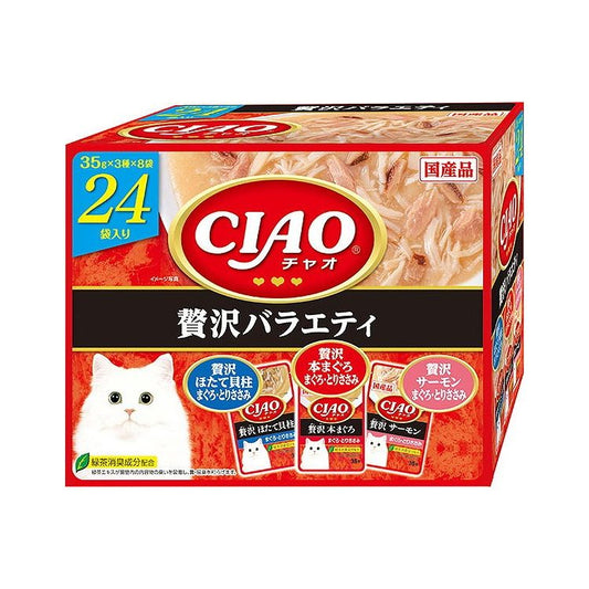 いなばペットフード CIAOパウチ 贅沢バラエティ 40g×24袋