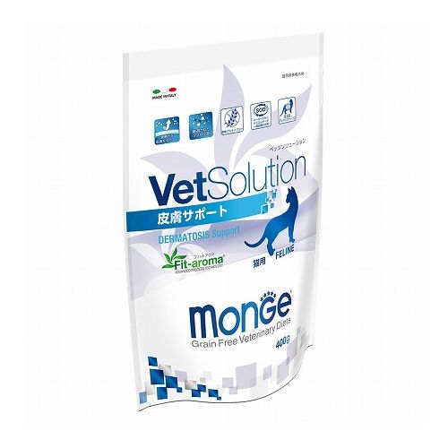 ジャパンペットコミュニケーションズ VetSolution 猫用 皮膚サポート 400g