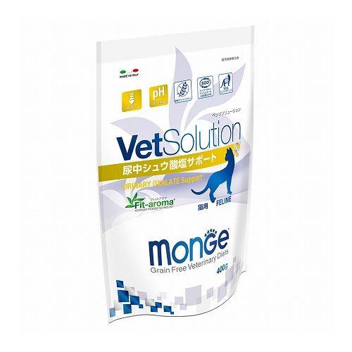 ジャパンペットコミュニケーションズ VetSolution 猫用 尿中シュウ酸塩サポート 400g