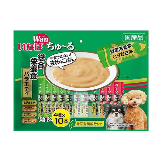 いなばペットフード いなば Wanちゅ~る 総合栄養食バラエティ 14g×40本