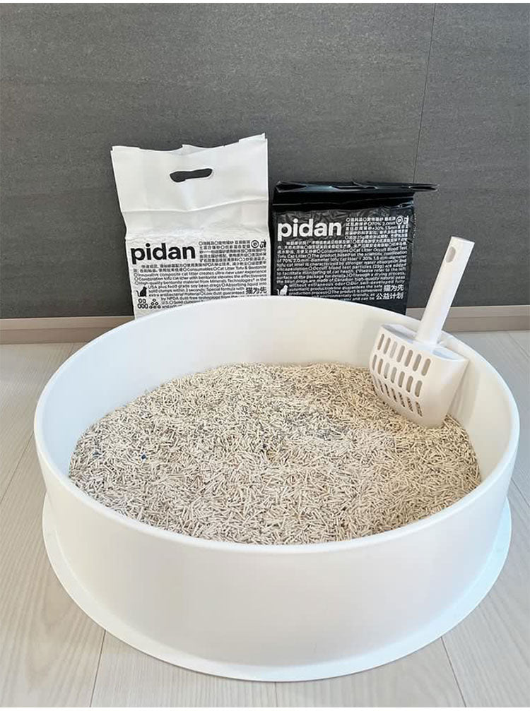 【2個セット】 PIDAN 猫砂 おから ベントナイト ミックス 2.4kg x2 固まる 消臭 抗菌 飛び散りにくい 猫トイレ 猫用トイレ トイレ砂 ピダン