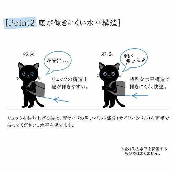 アドメイト Liscio CAT リュックキャリー ネイビー