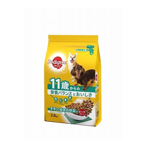 マースジャパンリミテッド ペディグリー 11歳から用 ヘルシーチキン&緑黄色野菜入り 2kg