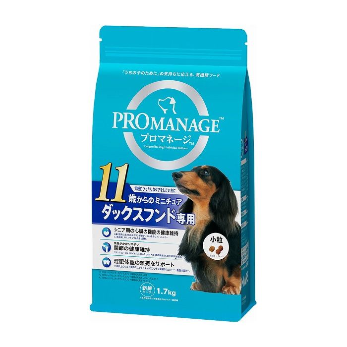 マースジャパンリミテッド PRO MANAGE プロマネージ 11歳からのミニチュアダックスフンド専用 1.7kg