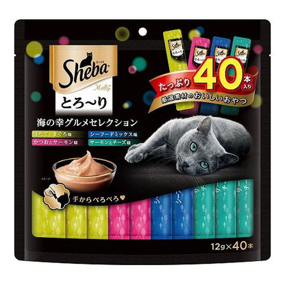 マースジャパンリミテッド シーバ とろ~り メルティ 海の幸グルメセレクション 12g×40本