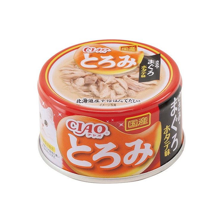 【12個セット】 CIAO とろみ ささみ・まぐろ ホタテ味 80g x12