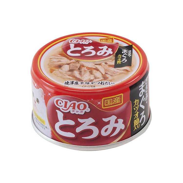 【12個セット】 CIAO とろみ ささみ・まぐろ カツオ節入り 80g x12