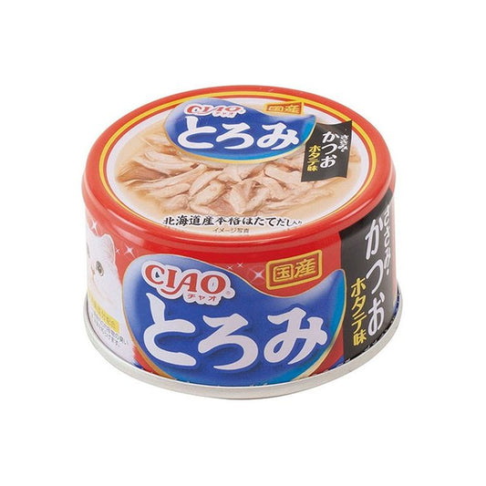 【24個セット】 CIAO とろみ ささみ・かつお ホタテ味 80g x24