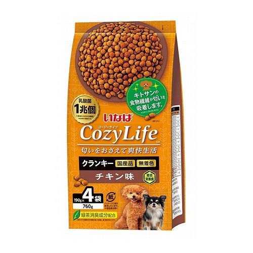 いなばペットフード いなば CozyLifeクランキー チキン味 190g×4袋