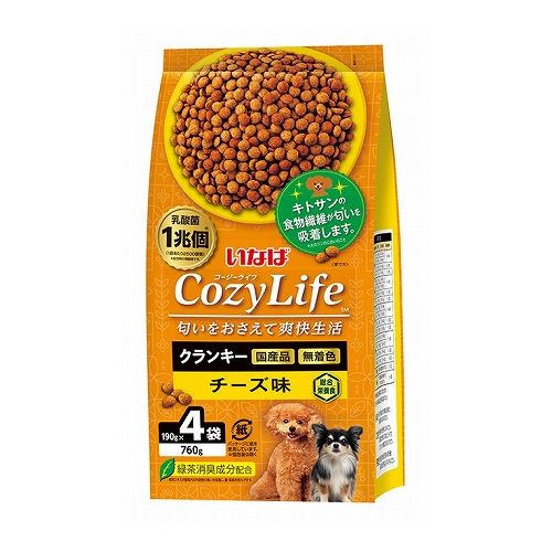 いなばペットフード いなば CozyLifeクランキー チーズ味 190g×4袋