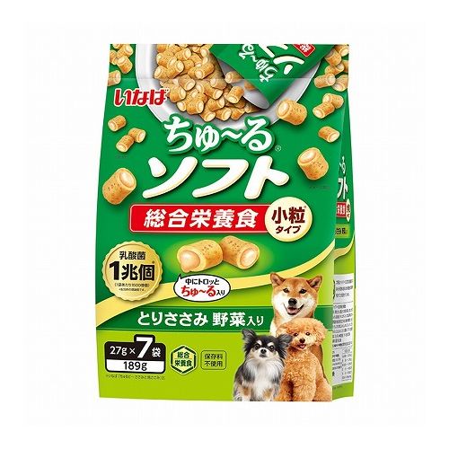 いなばペットフード いなば ちゅ~るソフト とりささみ 野菜入り 27g×7袋