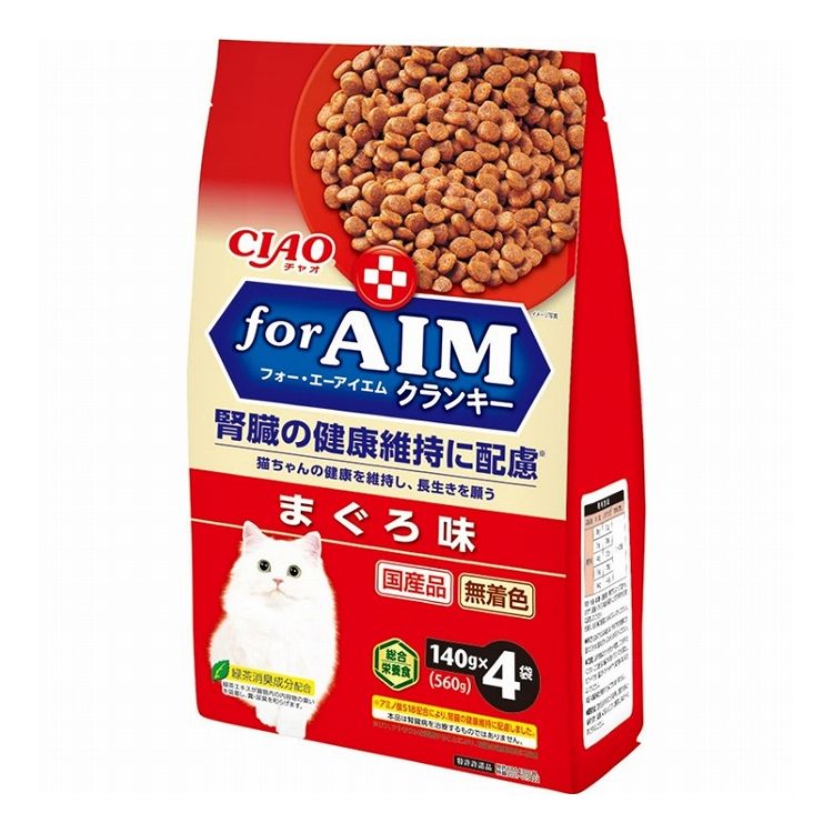 【12個セット】 CIAO forAIMクランキー かつお節入り まぐろ味 170g x12