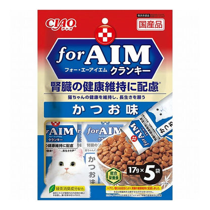 【2個セット】 CIAO forAIMクランキー かつお味 140g×4袋 x2