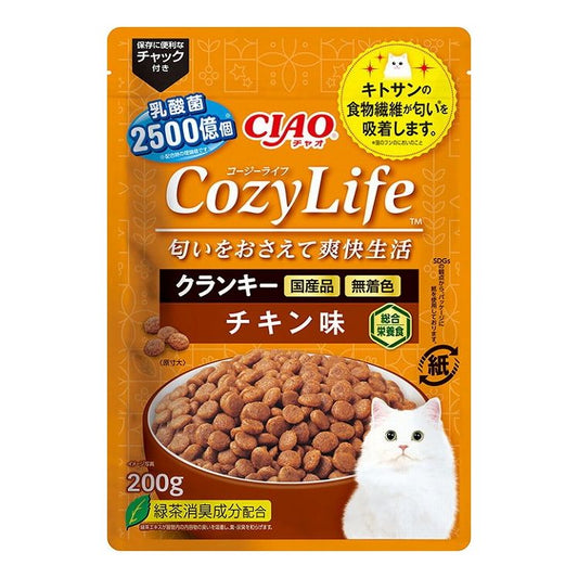 【4個セット】 CIAO CozyLife クランキー チキン味 200g x4