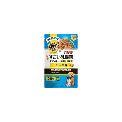 【24個セット】 いなば すごい乳酸菌クランキーお試しパック チーズ味 200g x24