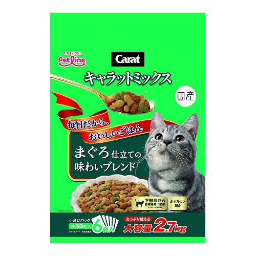 ペットライン キャラットミックス まぐろ仕立ての味わいブレンド 2.7kg