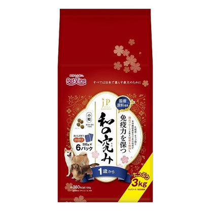 ペットライン JPスタイル和の究み 小粒 1歳から 3kg (500g×6)