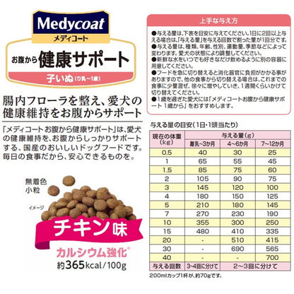 ペットライン メディコート お腹から健康サポート 子いぬ (り乳~1歳) 2.5kg (500g×5)