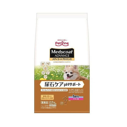 ペットライン メディコートアドバンス 尿石ケア pHサポート 1歳から 2.5kg (500g×5)