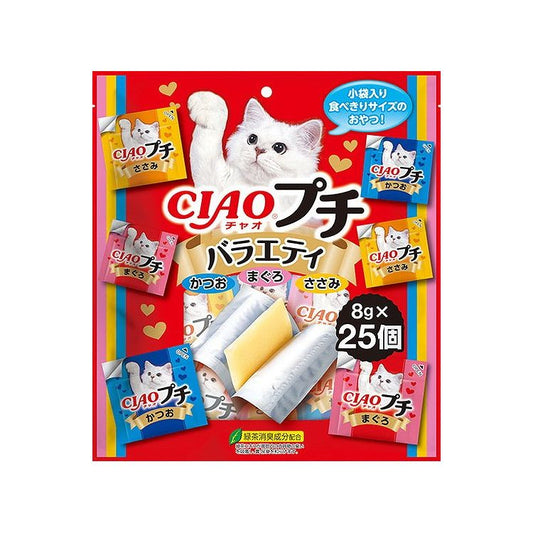 【4個セット】 CIAOプチ バラエティ 8g×25個 x4