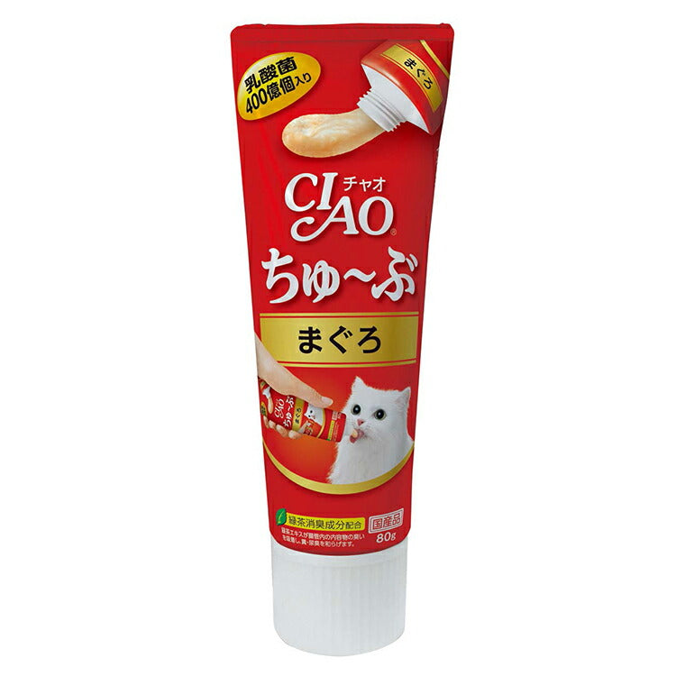 【12個セット】 CIAO ちゅ~ぶ まぐろ 80g x12