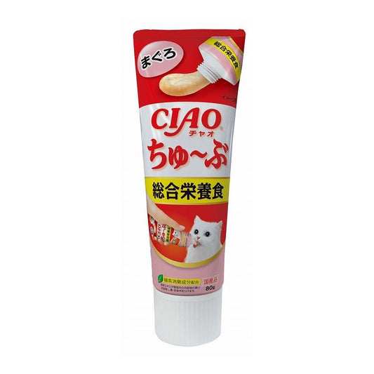 【6個セット】 CIAO ちゅ~ぶ 総合栄養食 まぐろ 80g x6