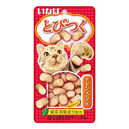 【12個セット】 いなば とびつく チキンスープ味 25g x12