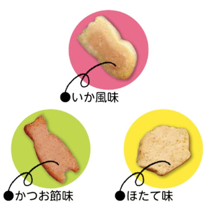 【12個セット】 いなば 焼ミックス3つの味 かつお節・ほたて・いか風味 25g x12