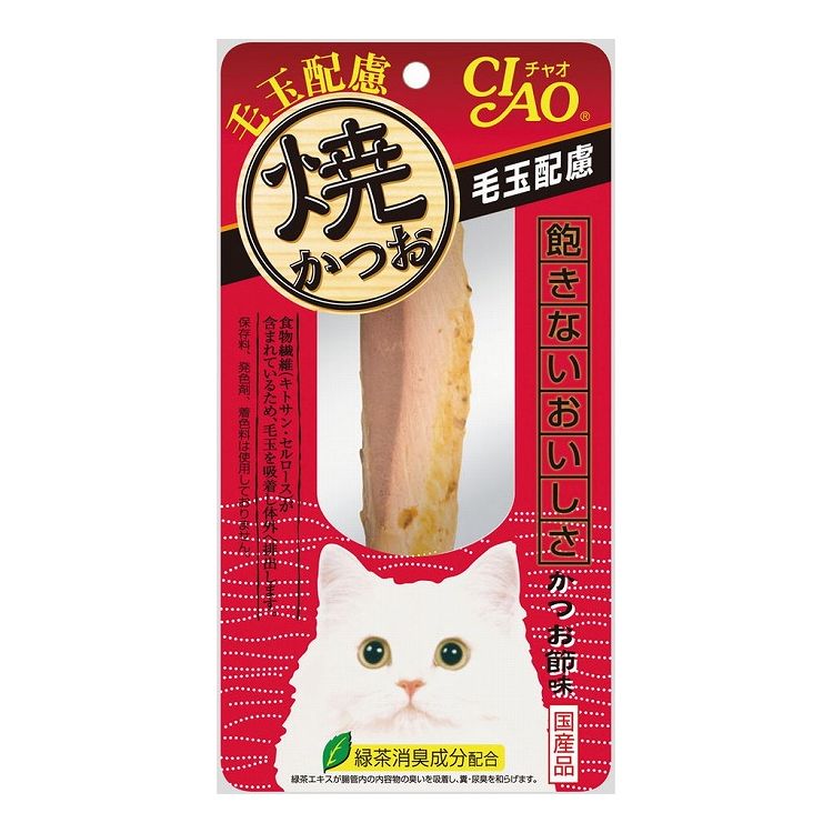 【24個セット】 CIAO 焼かつお 毛玉配慮 かつお節味 1本 x24