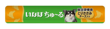 【12個セット】 いなば ちゅ~る 総合栄養食 とりささみ チーズ入り 14g×4本 x12