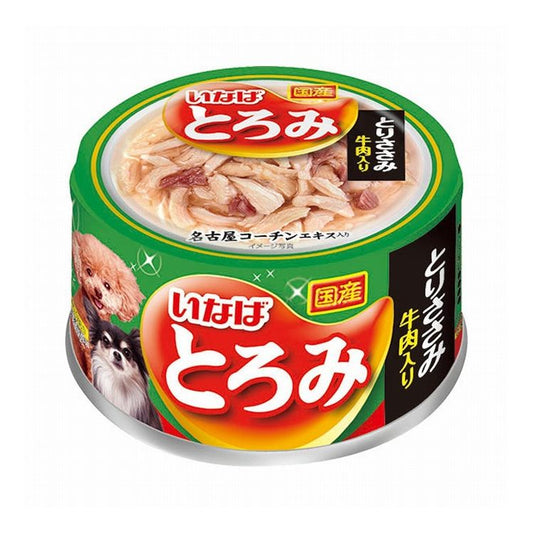 【12個セット】 いなば とろみ とりささみ 牛肉入り 80g x12