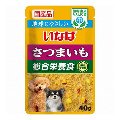 【24個セット】 いなば 植物由来たんぱく質パウチ さつまいも 40g x24