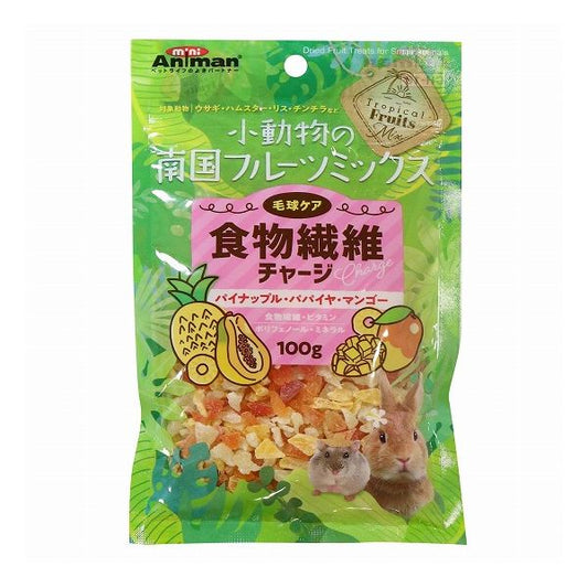 【36個セット】 ミニアニマン 小動物の南国フルーツミックス 食物繊維チャージ 100g x36