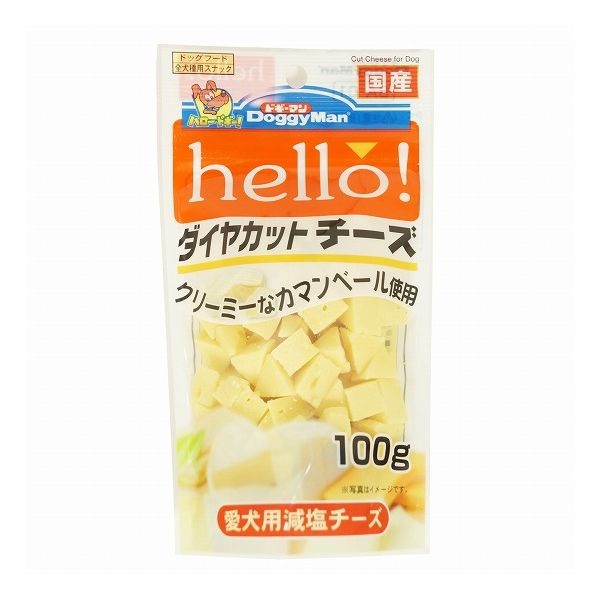 【12個セット】 ドギーマン hello!ダイヤカットチーズ 100g x12