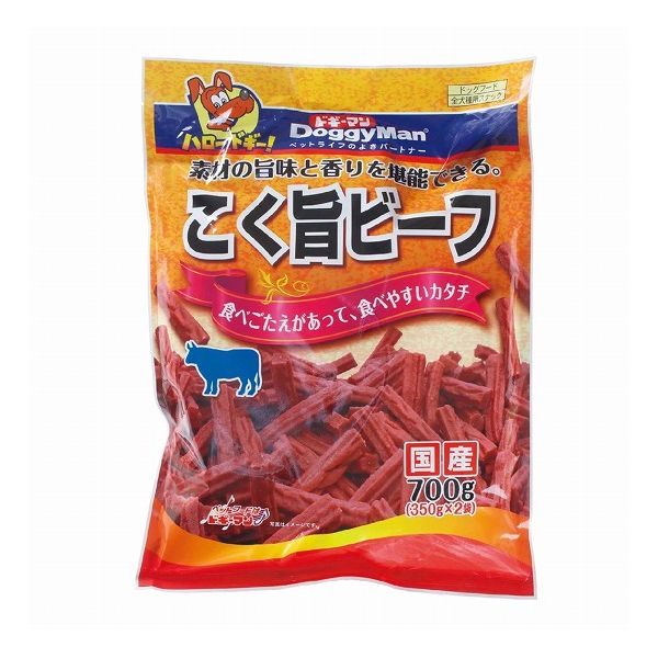 【12個セット】 ドギーマン こく旨ビーフ 700g(350g×2袋) x12