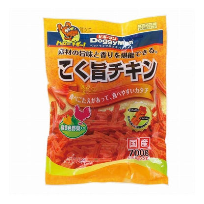 【12個セット】 ドギーマン こく旨チキン 緑黄色野菜入 700g(350g×2袋) x12