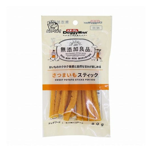 【12個セット】 ドギーマン 無添加良品 さつまいもスティック 80g x12