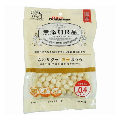 【12個セット】 ドギーマン 無添加良品 ふわサクッ!お米ぼうろ 40g x12