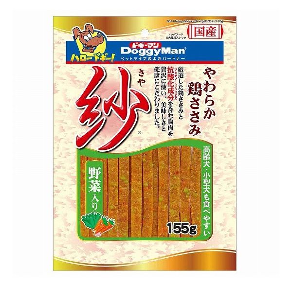 【12個セット】 ドギーマン 紗野菜入り 155g x12