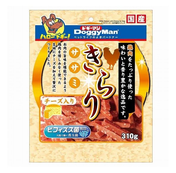 【12個セット】 ドギーマン きらり ササミチーズ入り 310g x12